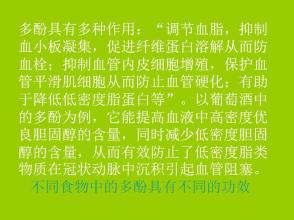 食疗保健心脑血管 多酚保心脑血管（转帖）