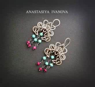 精美小饰品 精美小饰品 铜丝制作古典精美的项链饰品,你也可以!(附教程)