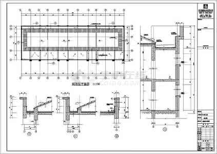 三层框架结构施工图 框架结构乡村盖房三层房屋施工图9米×9