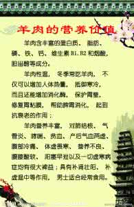 羊肉的营养价值及功效 羊肉的营养价值及功效 羊肉有哪些营养价值