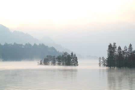 天台寒山湖景区 春，过寒山湖