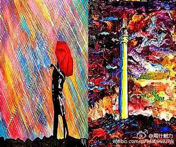 色彩绚烂的火烧云 色彩绚烂的意思 黑暗中的绚烂!盲人插画家的色彩轮舞