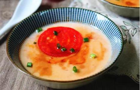 黄花鱼汤 番茄蒸水蛋