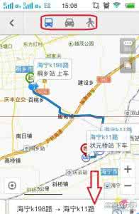 手机百度地图怎么查询公交路线