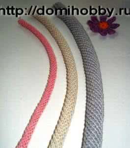 钩针编织绳子方法步骤 钩针编织----粗粗细细包袋绳