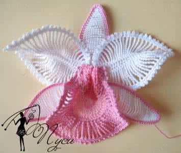 钩针胸针 钩针胸针----“兰花花”