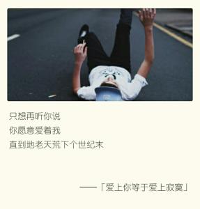 爱上你等于爱上寂寞 爱上你等于爱上寂寞 爱上你等于爱上寂寞