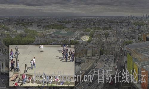 伦敦全景图 360度看伦敦 世界最清晰全景图出炉(图)