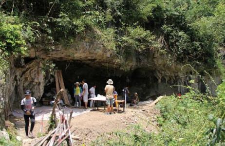 贵安新区牛坡洞遗址 贵安新区现古人类洞穴遗址 清理出上千件石制品