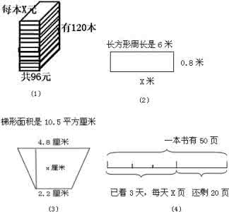 五年级下册简易方程 五年级（下）第一单元“简易方程”|易错重点题