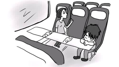 经济舱综合征 空中飞人经济舱综合征 久坐两小时应活动小腿