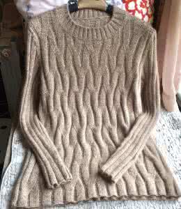 棒针开衫毛衣编织款式 一批花样特别的棒针女衫编织款式和图解|棒针编织图解