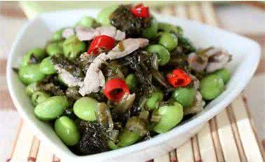 黄豆炒咸菜 跟我学 黄豆炒咸菜