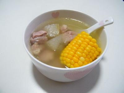 冬瓜虾仁玉米汤的好处 冬瓜玉米瘦肉汤