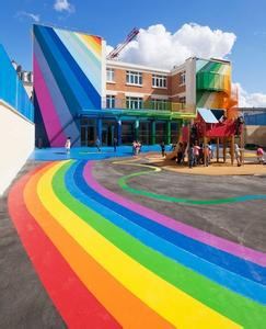 五彩斑斓建筑 多彩建筑