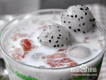 芒果西米露 蜂蜜 养颜抗癌美食 蜂蜜西米牛奶