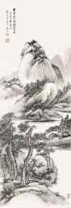 吴湖帆山水画精品欣赏 现当代名家：吴湖帆山水精品欣赏