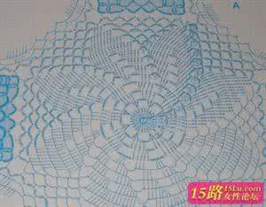 钩针风车花编织图解 又一款钩针风车衣（有图解）