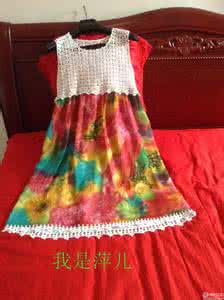 雪纺纱裙子的钩法 雪纺线钩织的裙子----图解