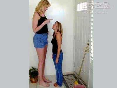 世界最高的人5米9图片 世界最高的女人