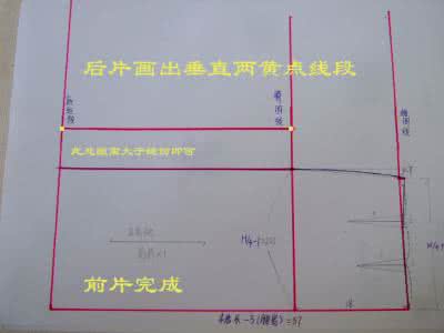 西服画法 西服裙(原型裙)的画法。有详细步骤图。