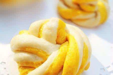 南瓜馒头的做法花样 南瓜双色花卷馒头的做法