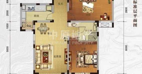 格局方正 户型方正格局好还有小院，盖房就照这个盖！