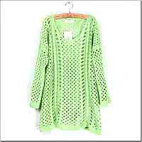 棒针镂空花编织图解 棒针模式----