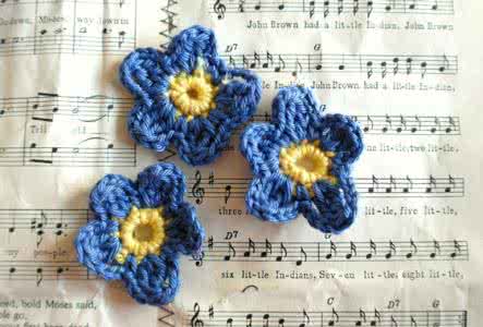 钩编花样图解 创意钩编----“花”的应用与图解