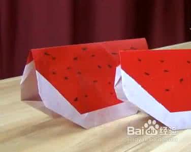 教小朋友折纸 如何教小朋友折西瓜