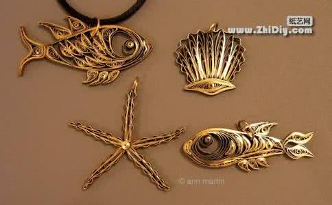 衍纸画简单的图案设计 衍纸的夏季回忆