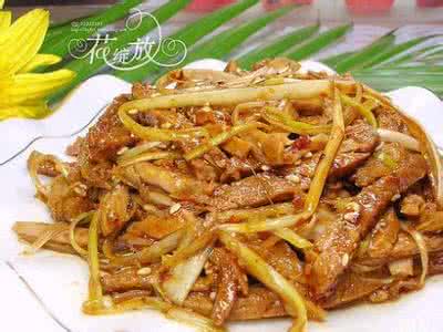 葱油肉丝拌面 葱丝拌肉丝