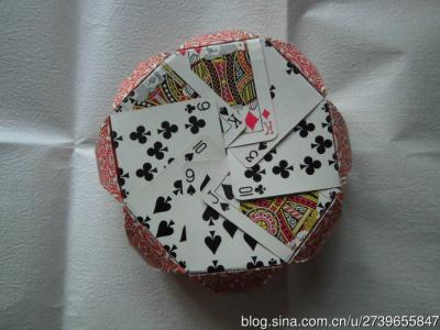 果篮制作 (2)转载 扑克牌果篮的制作