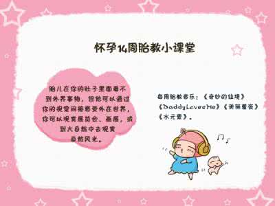 怀孕14周胎儿发育标准 怀孕14周注意事项