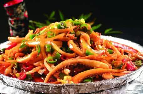 姜葱爆鲜鱿筒 姜葱爆鲜鱿