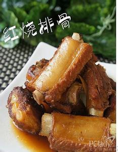 红烧排骨 老公也来晾厨艺-红烧排骨