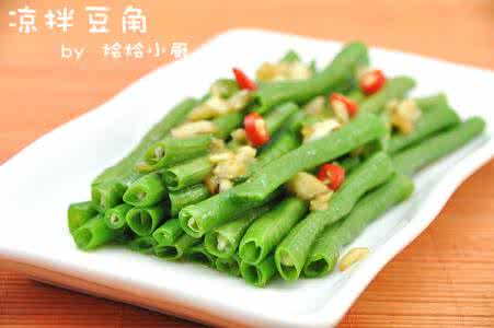 凉拌菜豆角 夏天做一道清爽的凉拌菜---凉拌豆角