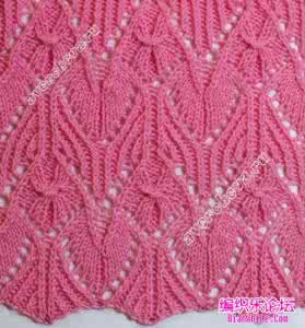 棒针编织新花样380例 【花样】棒针编织花样9
