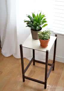 手工自制竹子花架图 【园艺手工】一个自制花架的诞生