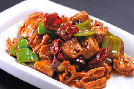 青辣椒炒大肠 辣炒大肠