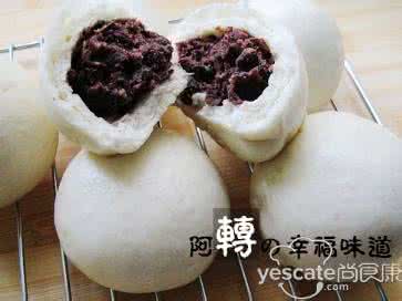 红豆馅馒头 正宗红豆馅馒头（面包机揉面）做法