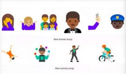 emoji表情 Android N内置emoji新表情汇总
