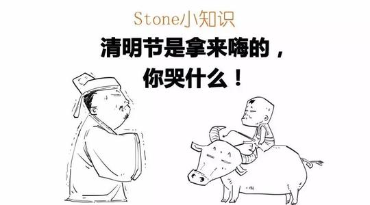 清明节小知识 《Stone小知识》--清明节是拿来嗨的，你哭什么！