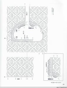 大喇叭袖毛衣钩针图解 十字花喇叭袖钩衣----“飘逸”