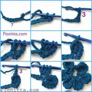 钩针编织地垫 钩针编织教程----彩色花朵地垫