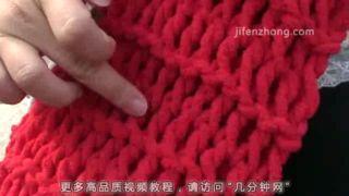 围巾结尾织法 怎样织转运结围巾