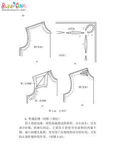 服装裁剪与缝制入门 服装裁剪与缝制入门 夏季宝宝必备的海军领小红裙裁剪图 缝制教程