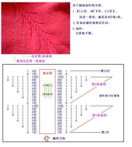 领口往下织加针方法 【技巧】插肩加针新法