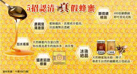蜂蜜真假辨别方法图 如何分辨真假蜂蜜(图)