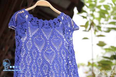 钩针菠萝大摆裙图解 【钩针】儿童菠萝裙